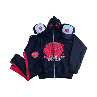 Bando Baby World Tracksuit Ruby Red - Bando Baby