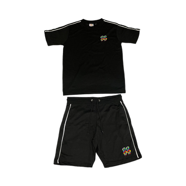 Drippy BB World Short Set Black - Bando Baby