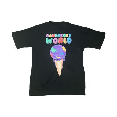 Drippy BB World Short Set Black - Bando Baby