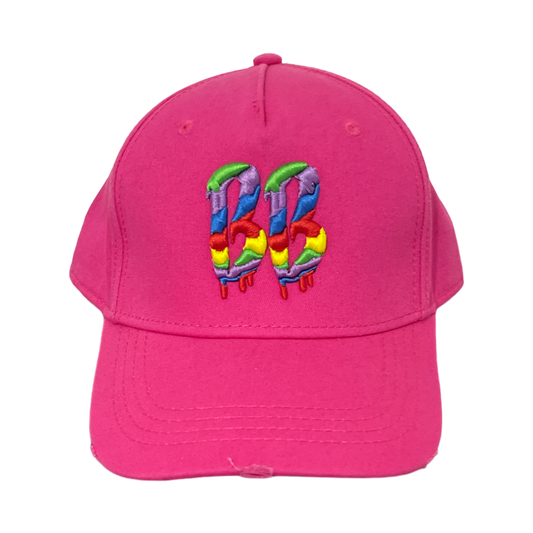 Drippy BB World Hat Hyper Pink - Bando Baby 