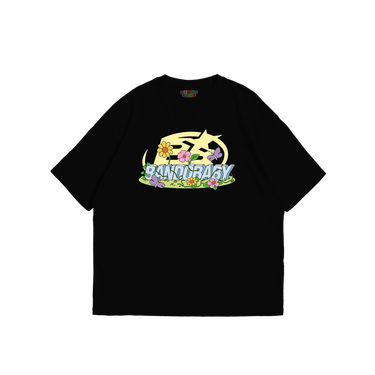 FLOWER YARD - T shirt Black/White - Bando Baby