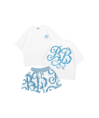 JETSTREAM BB - Short set Black/White - Bando Baby