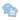 Shoot For The Moon - T-shirt Blue - Bando Baby