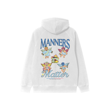 Manners Matter Hoodie Black/White - Bando Baby