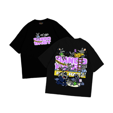 RAT RACE - T-shirt Black/White - Bando Baby