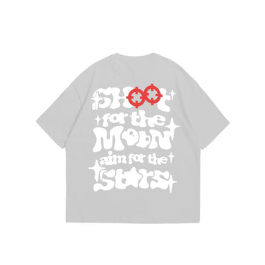 Shoot For The Moon - T-shirt Grey - Bando Baby