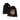 WAFFLE & LEAN - Hoodie Black/White - Bando Baby