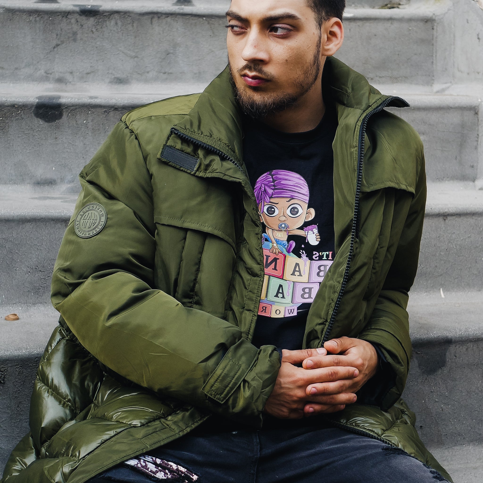 Breaking News: Top Boy Star Jason Rocks Bando Baby Streetwear!