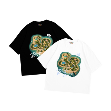 BB ISLAND -T-shirt Black/White - Bando Baby  