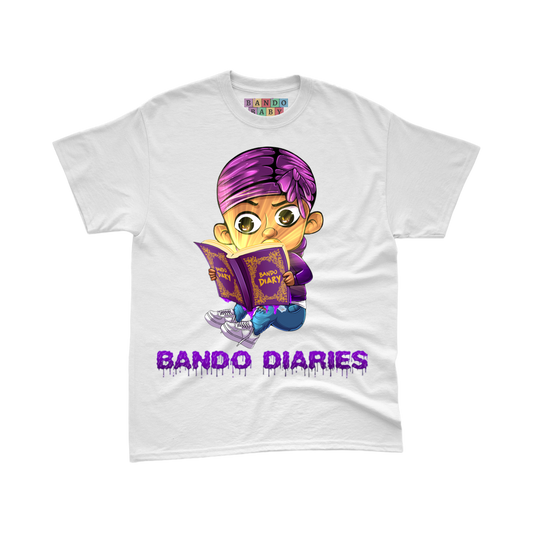 Bando Baby Bando Diaries T-shirt White - Bando Baby 