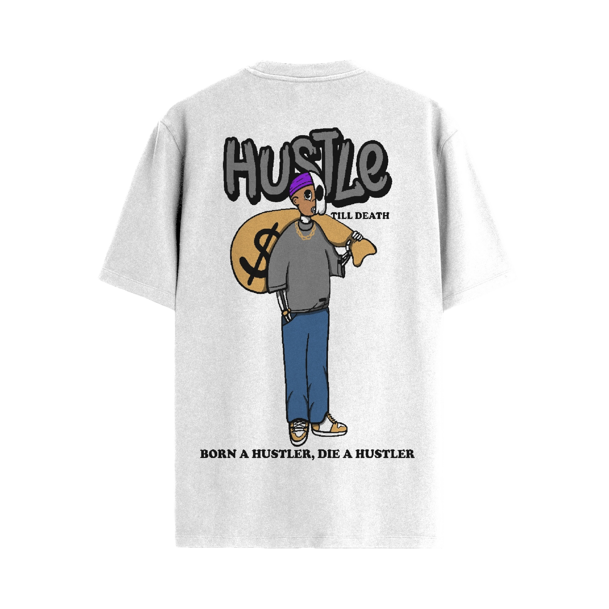 Hustle till death T-shirt - Bando Baby 