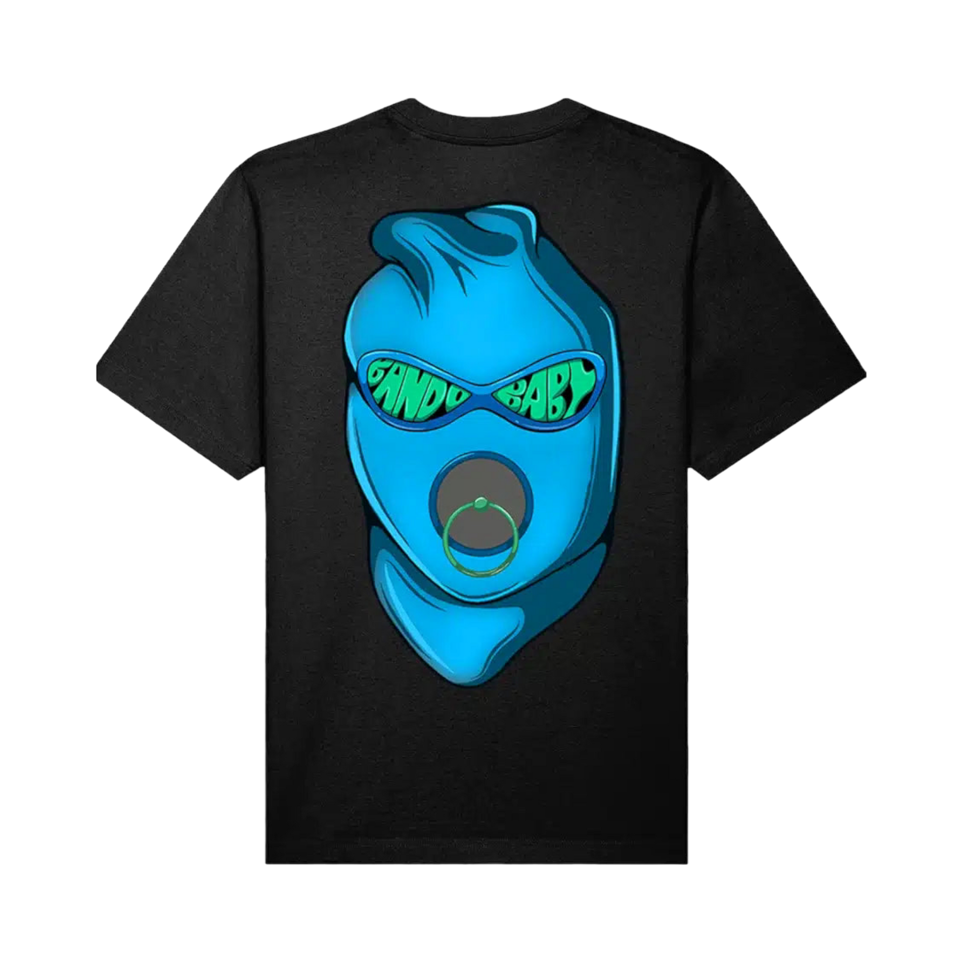 Balaclava T-shirt blue/green - BandoBaby 