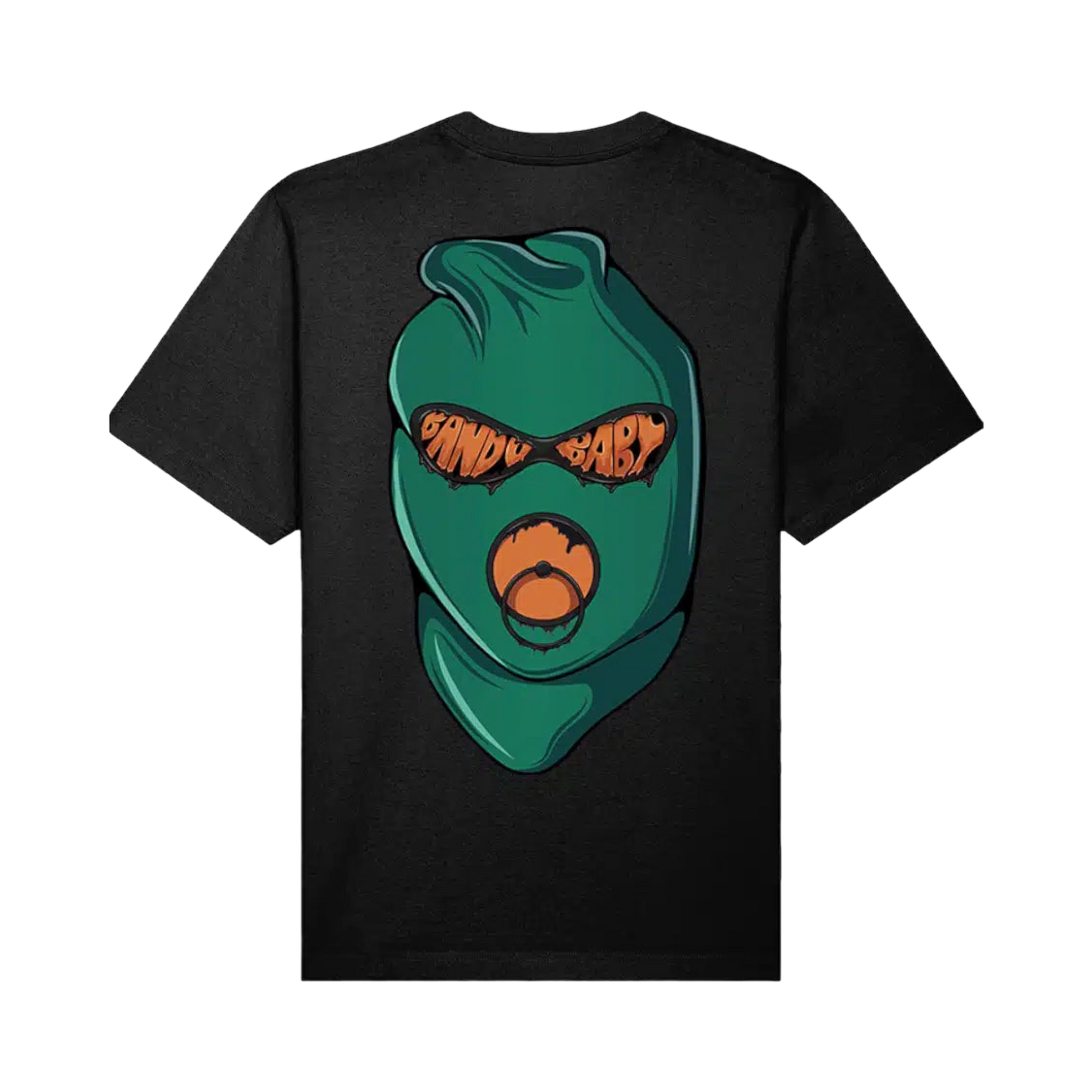 Balaclava T-shirt Green/Orange - BandoBaby 