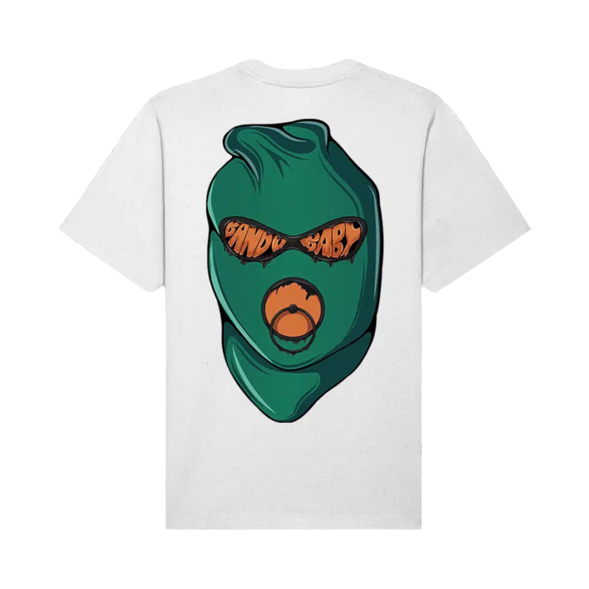 Balaclava T-shirt Green/Orange - BandoBaby 