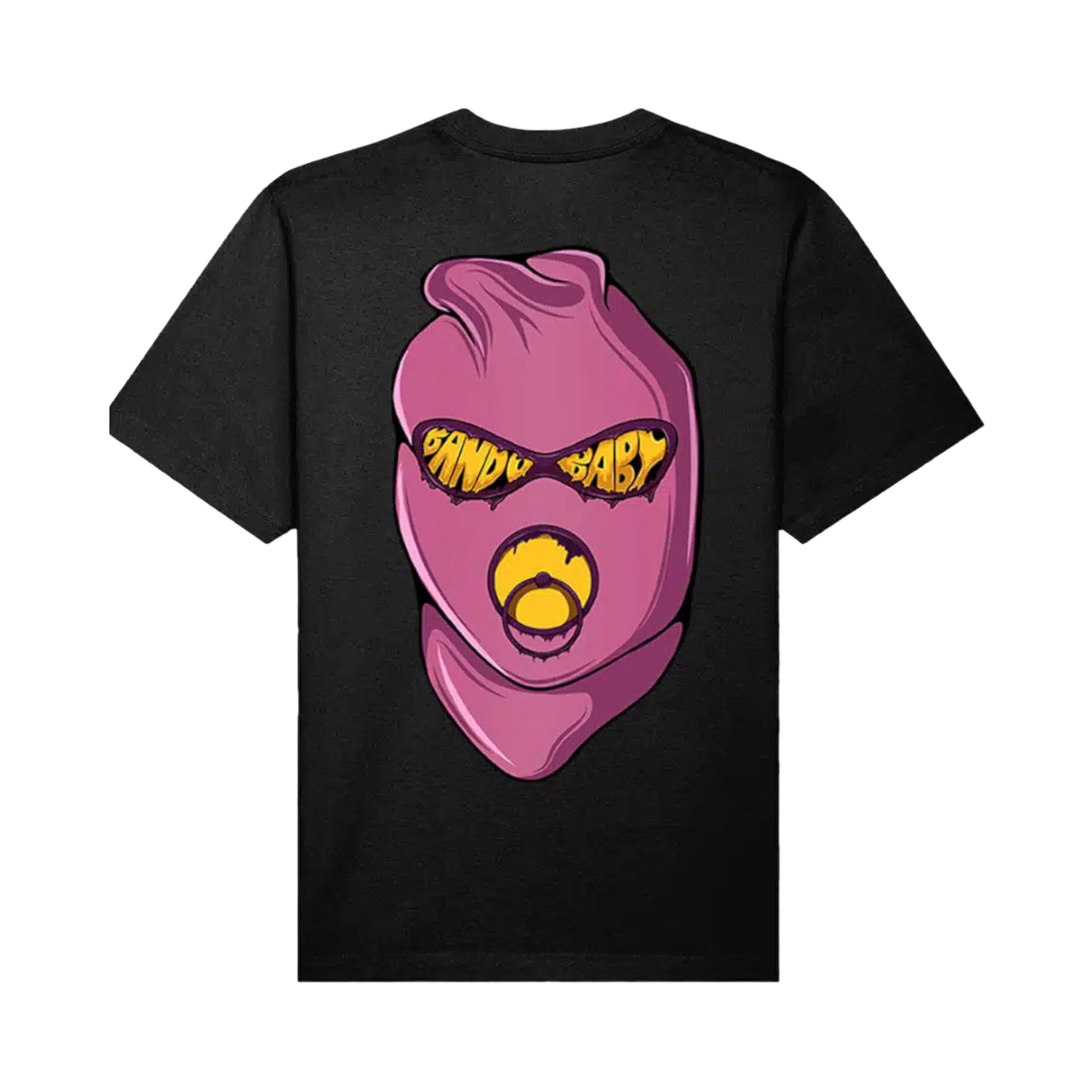 Balaclava T-shirt pink/yellow - BandoBaby 