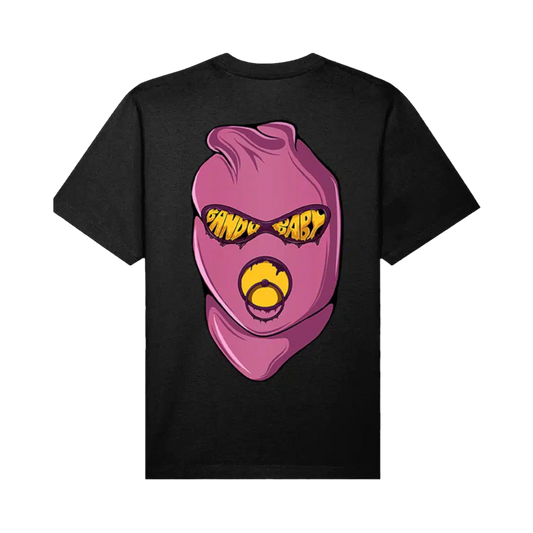 Balaclava T-shirt pink/yellow - BandoBaby 