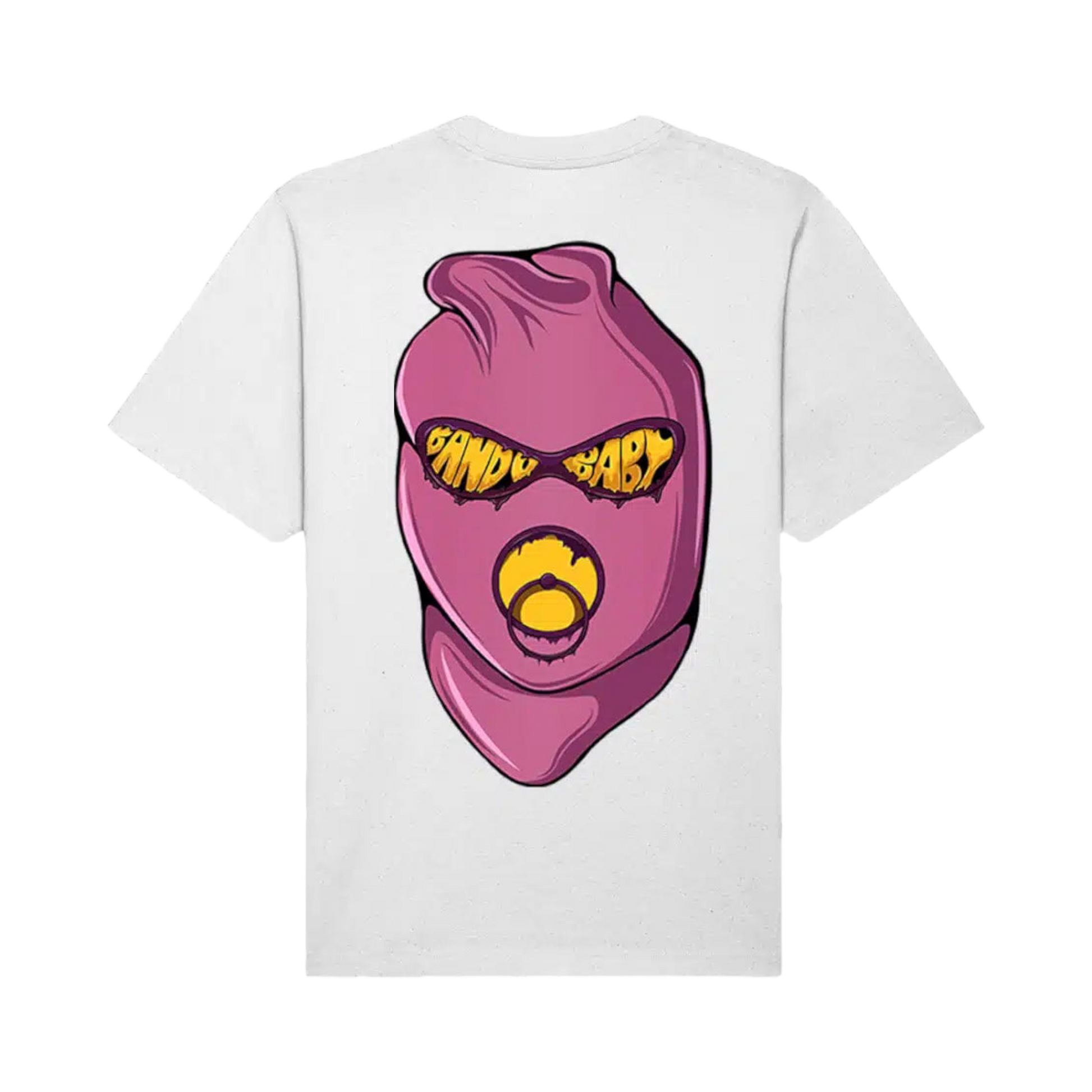 Balaclava T-shirt pink/yellow - BandoBaby 