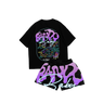 LEAN POOL  - Short set Black - Bando Baby  