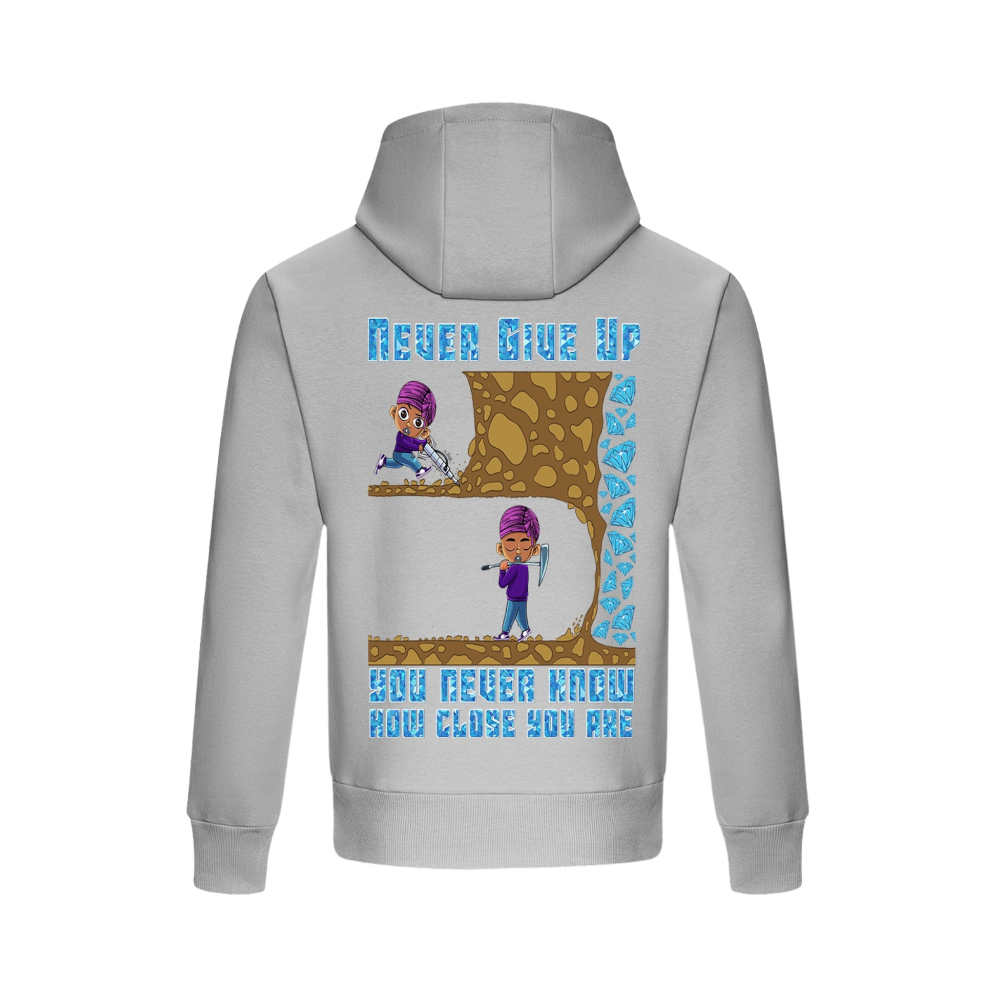 Never Give Up Hoodie - Bando Baby 