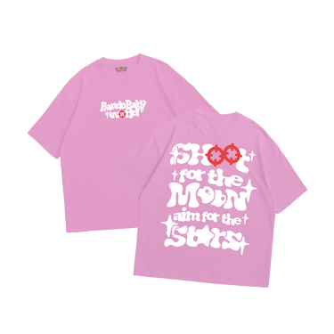 Shoot For The Moon - T-shirt Pink - Bando Baby  