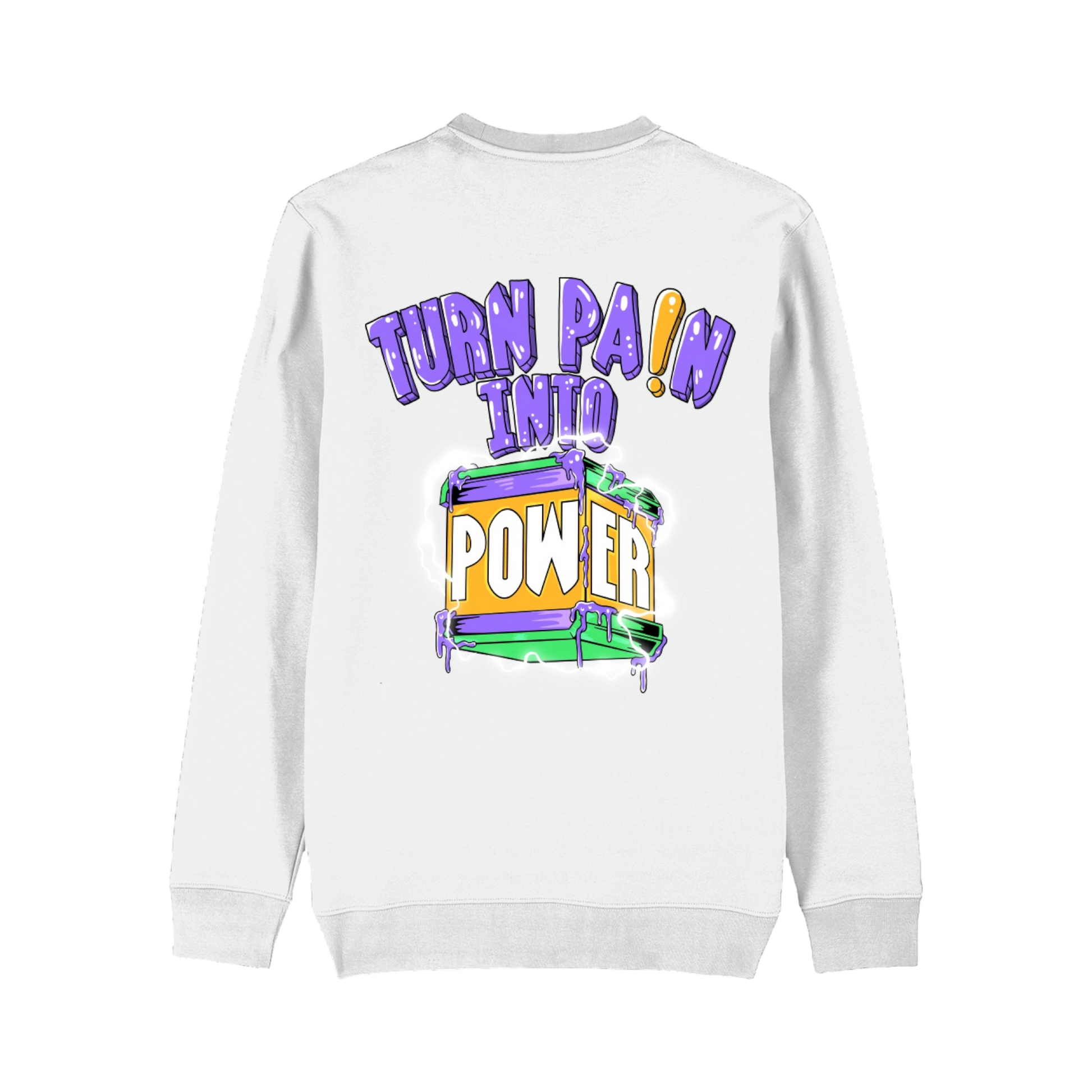 Turn Pain Into Power Sweatshirt - Bando Baby 