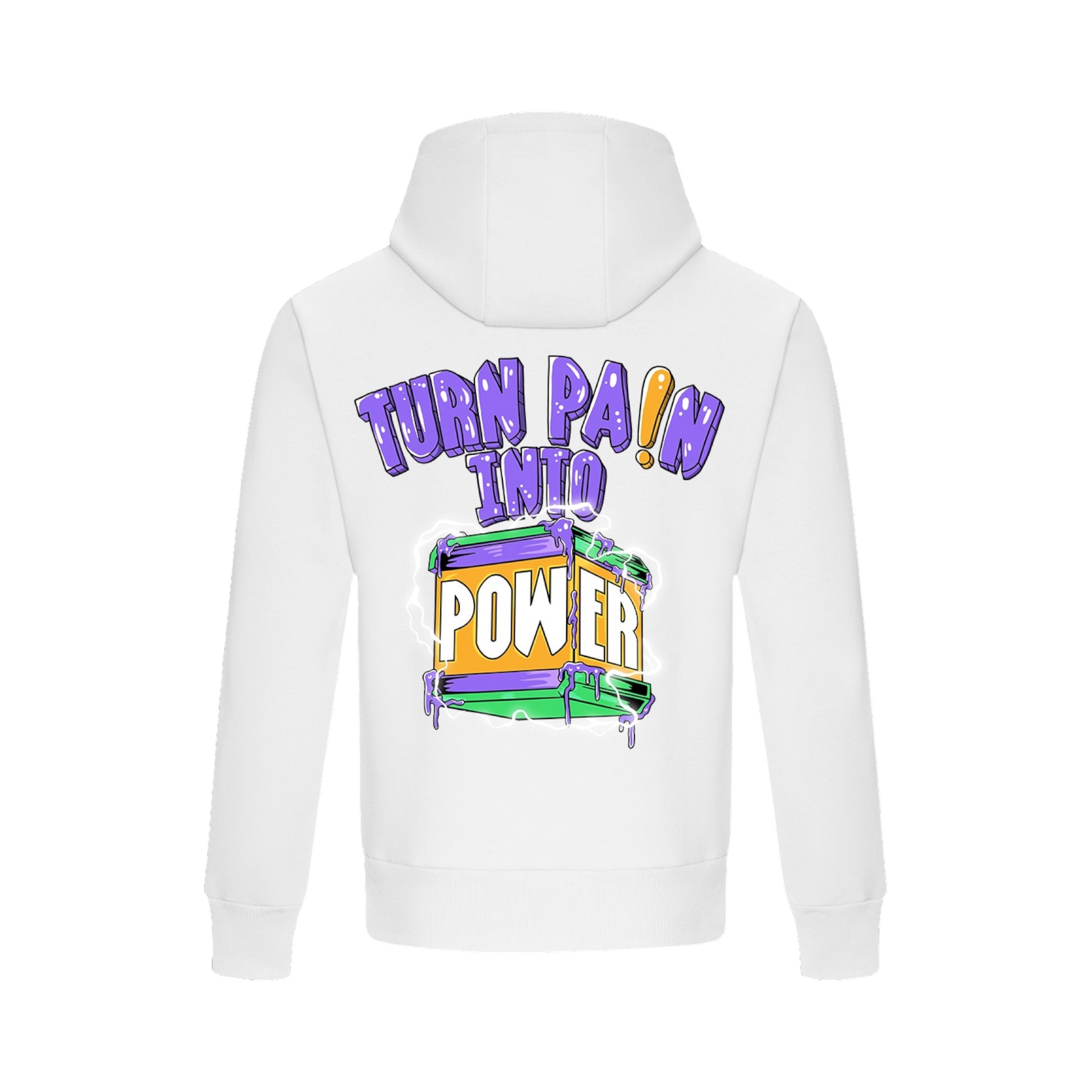 Turn Pain Into Power Hoodie - Bando Baby 