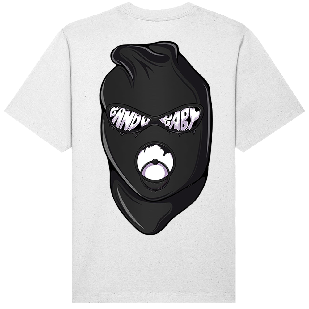 Balaclava T-shirt black/white - Bando Baby 