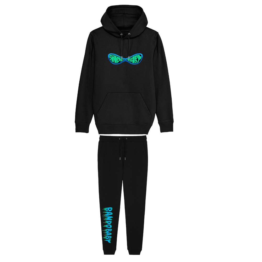 Balaclava Tracksuit blue/green - BandoBaby 