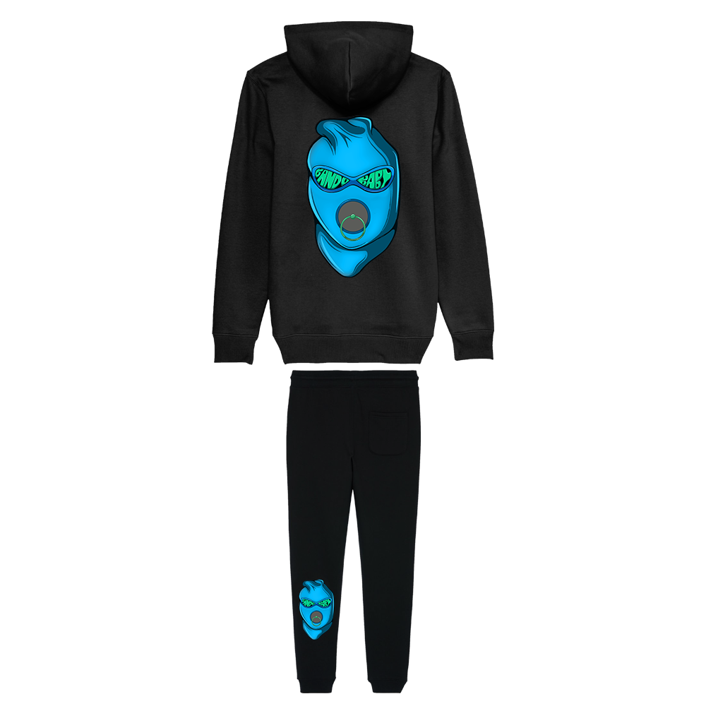 Balaclava Tracksuit blue/green - BandoBaby 