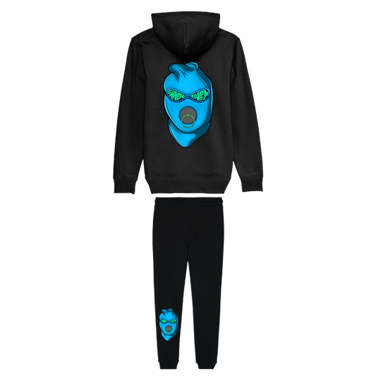 Balaclava Tracksuit blue/green - BandoBaby 