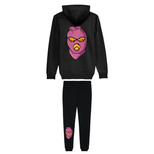 Balaclava Tracksuit purple/yellow - BandoBaby 