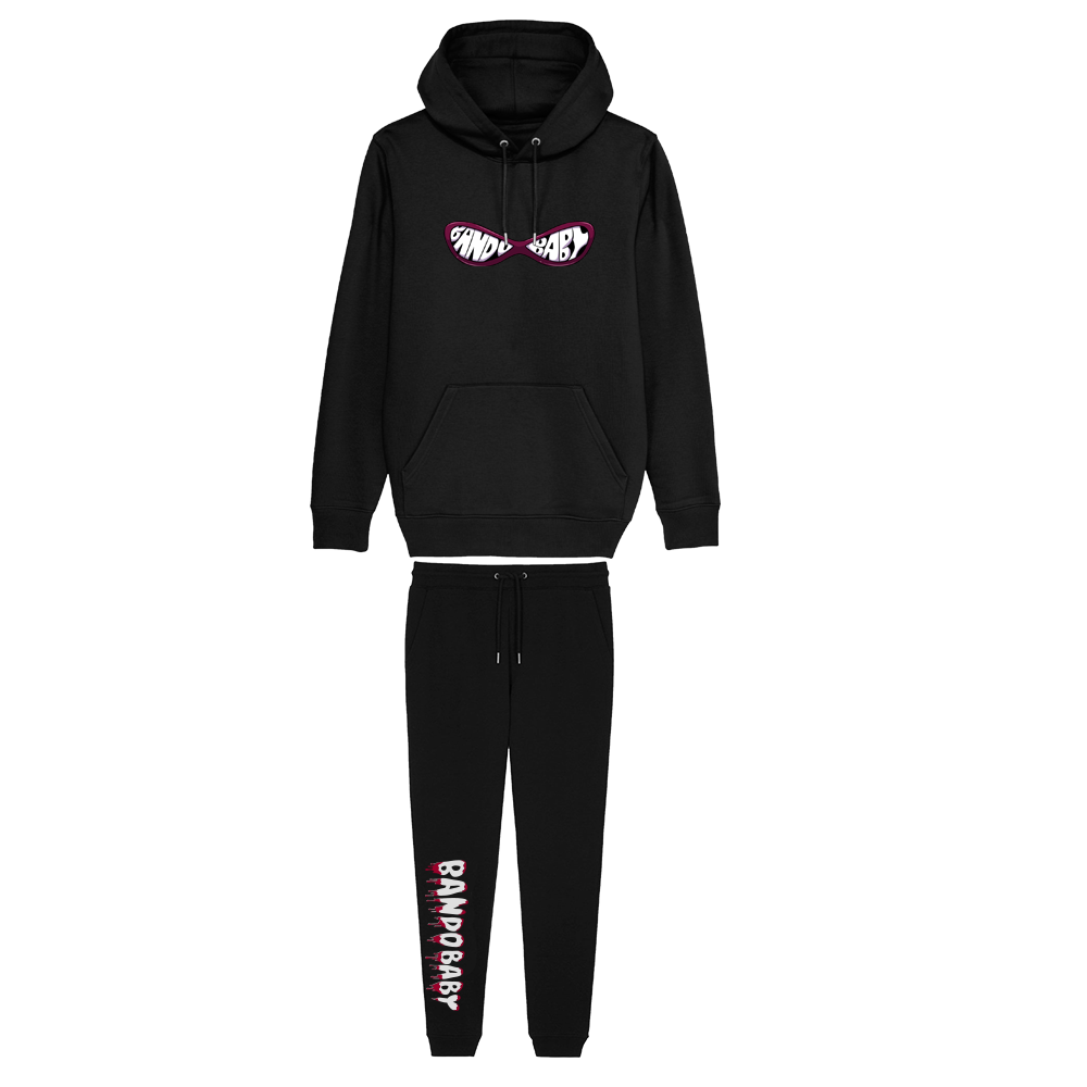 Balaclava Tracksuit red/white - BandoBaby 